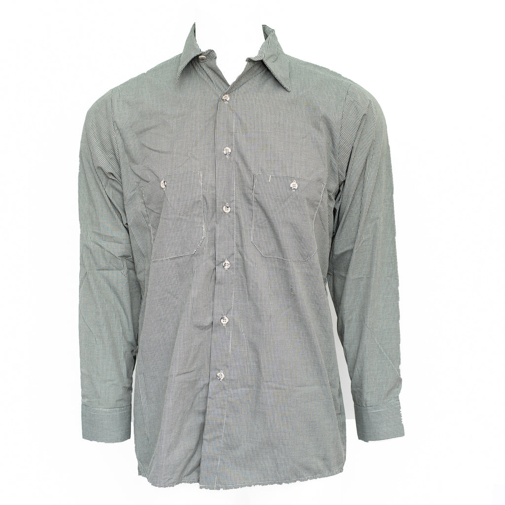 Used Standard MicroCheck Work Shirt - Long Sleeve