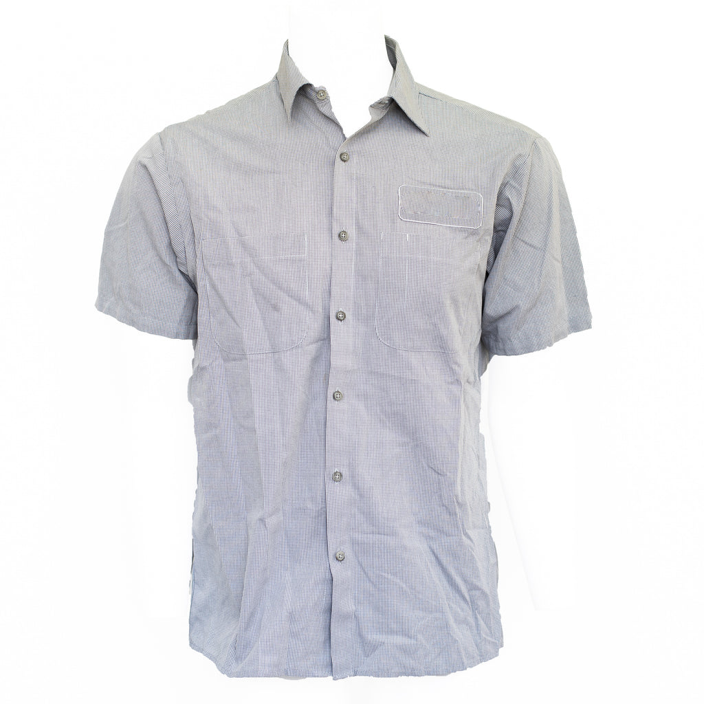 Used Standard MicroCheck Work Shirt - Short Sleeve