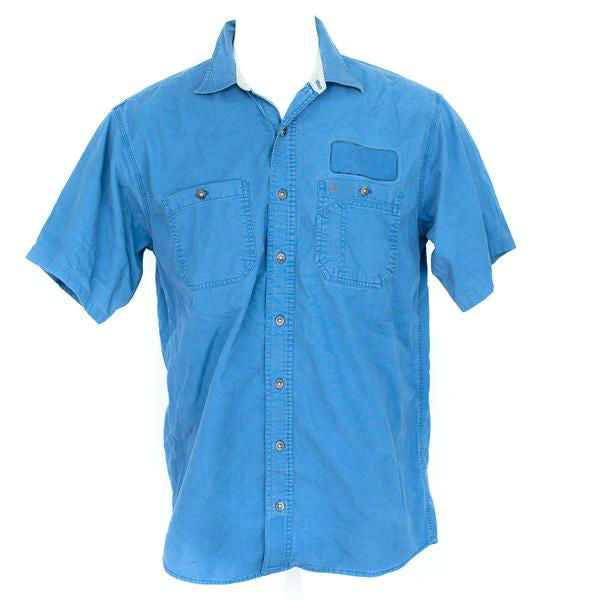 Used Short Sleeve Tradesman Work Shirt - Brand Name