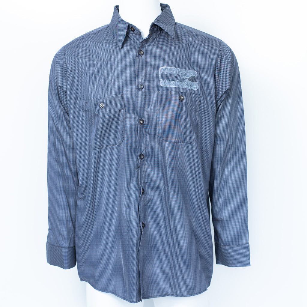 Blue/Gray Microcheck