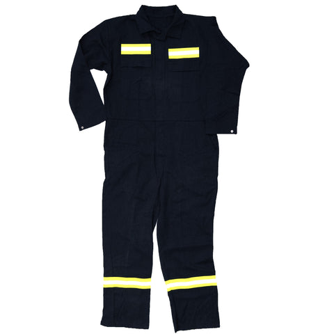 Used Standard Hi-Visibility Flame Resistant Work Coverall Yellow