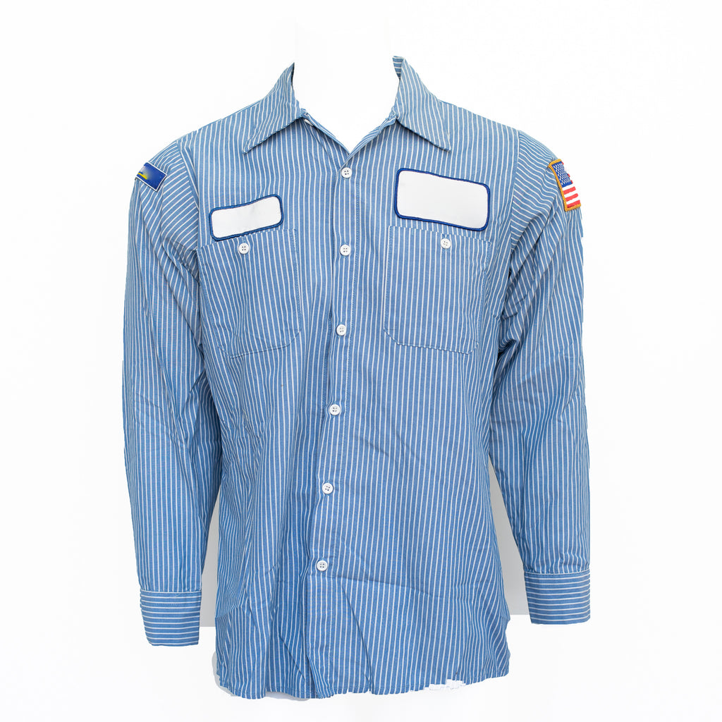 Used Standard Stripe Work Shirt - Long Sleeve