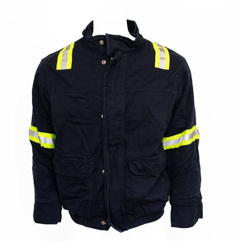 Used Standard Hi-Visibility Flame Resistant Work Coverall Yellow