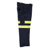 Used Brand Name Hi-Visibility Work Dungarees - Navy Blue