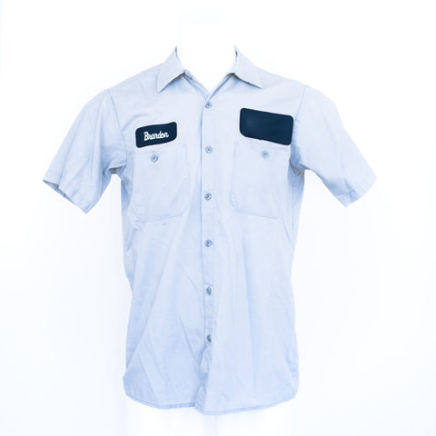 Used Standard Stripe Work Shirt - Short Sleeve