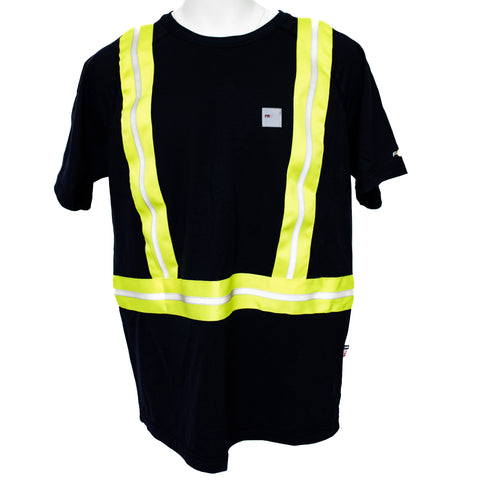 Used Brand Name Hi-Visibility Work Dungarees - Navy Blue
