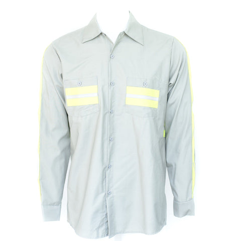 Used B-Grade Standard Solid Color Work Shirt Long Sleeve - Mixed Colors
