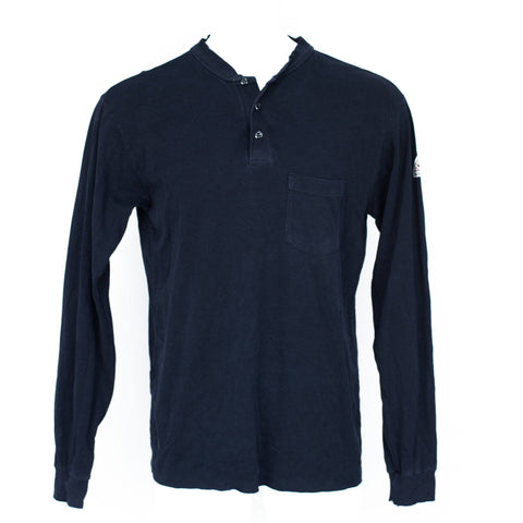 Used Standard Solid Color Work Shirt - Long Sleeve