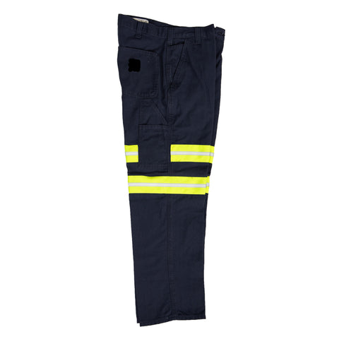 Used Flame Resistant Hi-Visibility Pants -Navy Blue