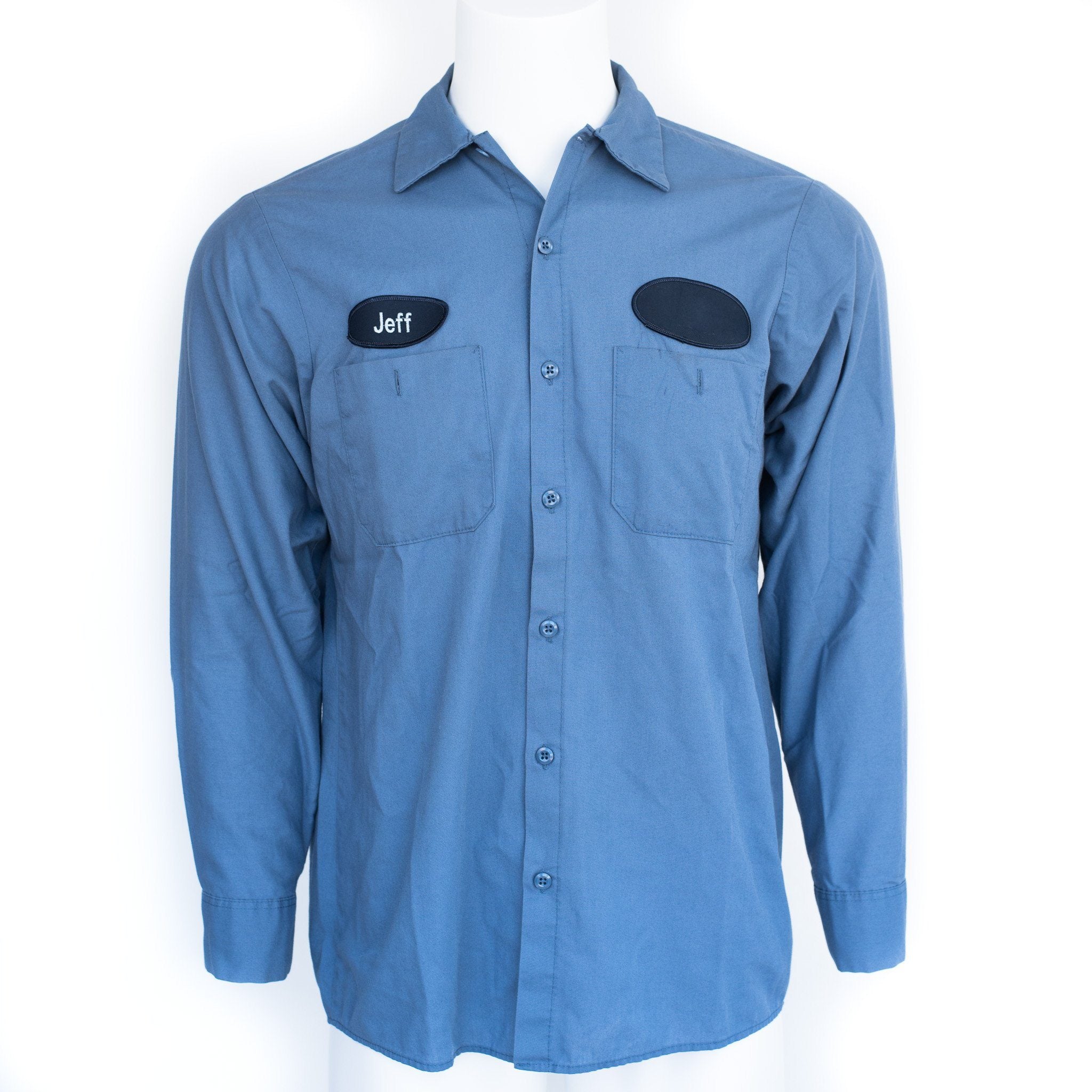 Used Standard Solid Color Work Shirt - Long Sleeve – Walt's Used Workwear